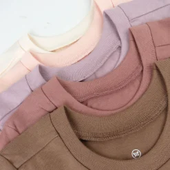 5-Pack Organic Cotton Long Sleeve T-Shirts