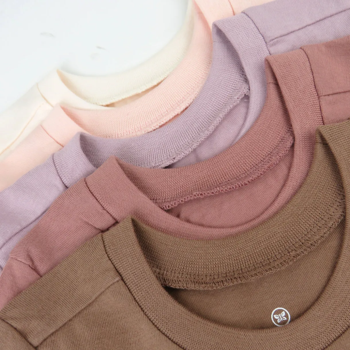5-Pack Organic Cotton Long Sleeve T-Shirts