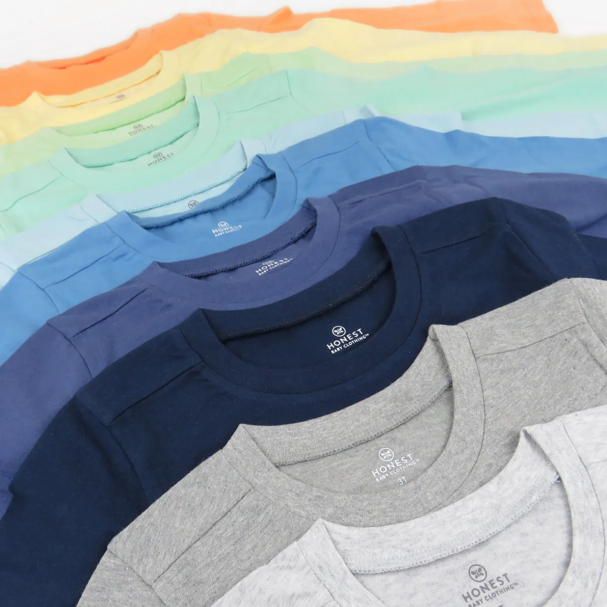 10-Pack Organic Cotton Long Sleeve T-Shirts