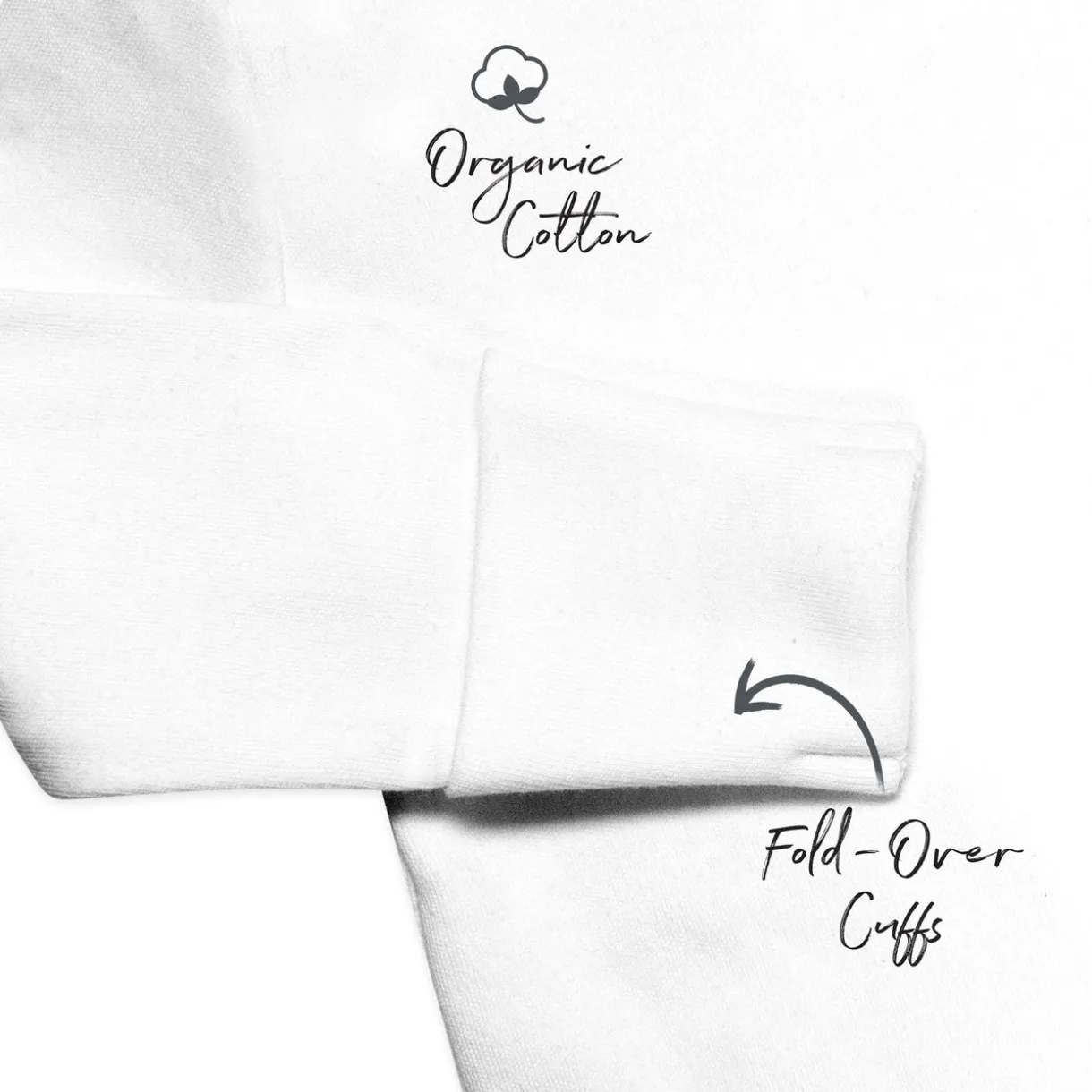 3-Pack Organic Cotton Long Sleeve Side-Snap Side-Snap Tops