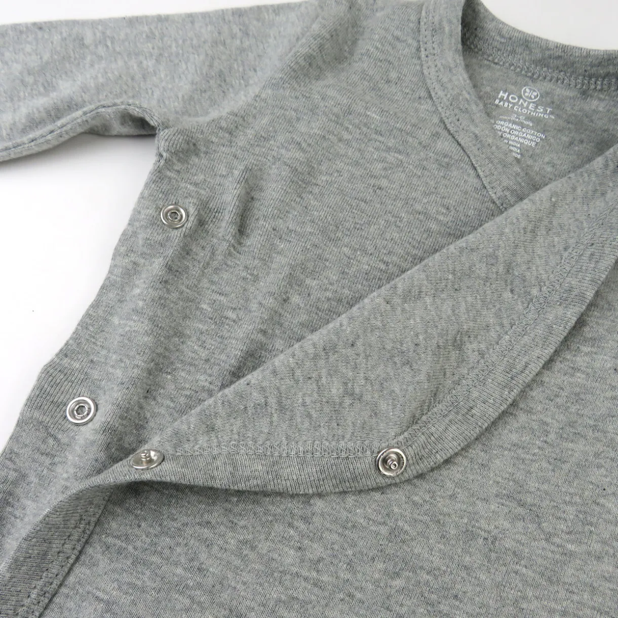 3-Pack Organic Cotton Long Sleeve Side-Snap Bodysuits