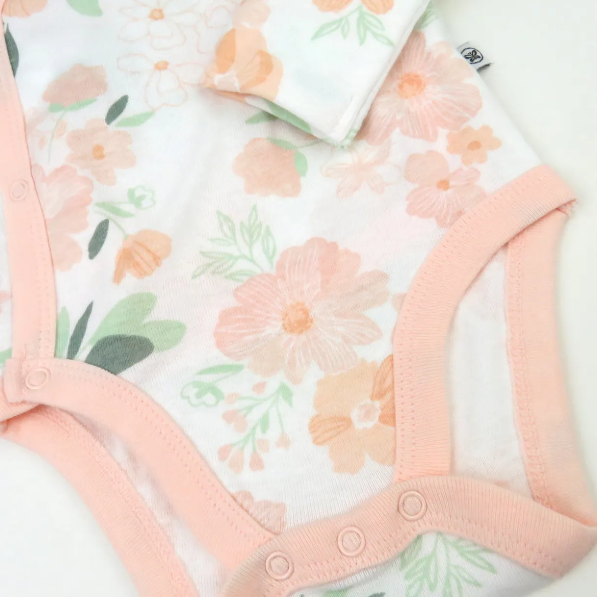3-Pack Organic Cotton Long Sleeve Side-Snap Bodysuits