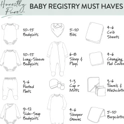 10-Pack Organic Cotton Long Sleeve Bodysuits
