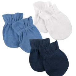 3-Pack Organic Cotton Mitts