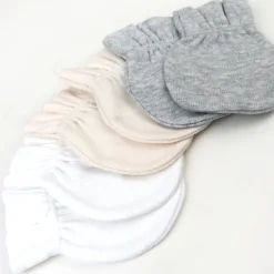3-Pack Organic Cotton Mitts