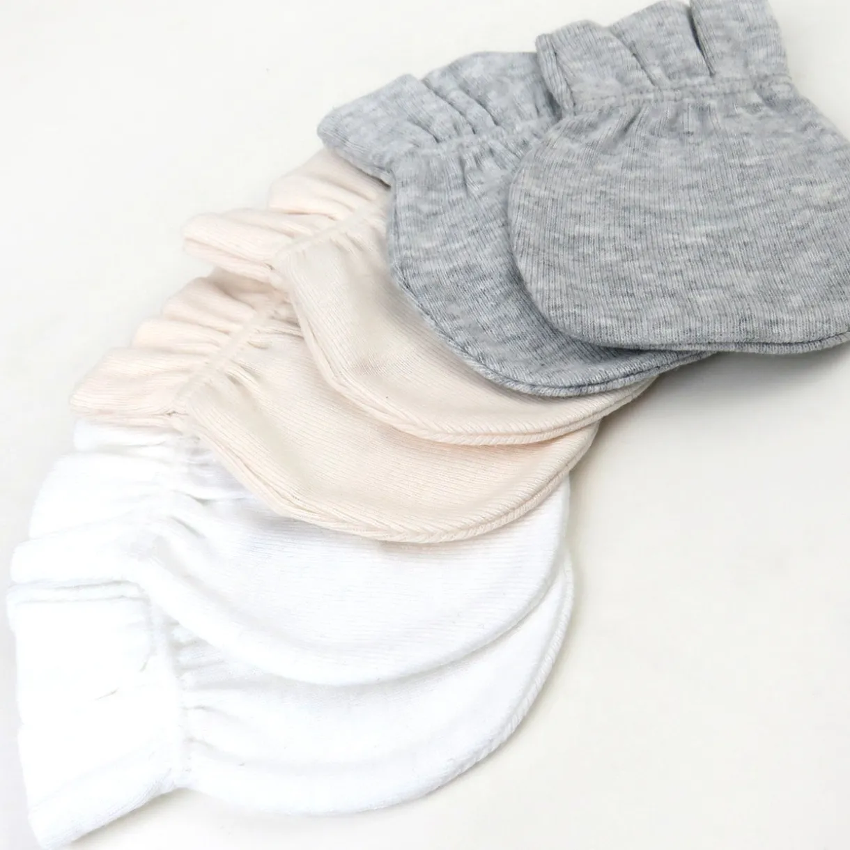 3-Pack Organic Cotton Mitts