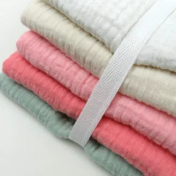 5-Pack Organic Cotton Multi-layer Woven Burp Cloths