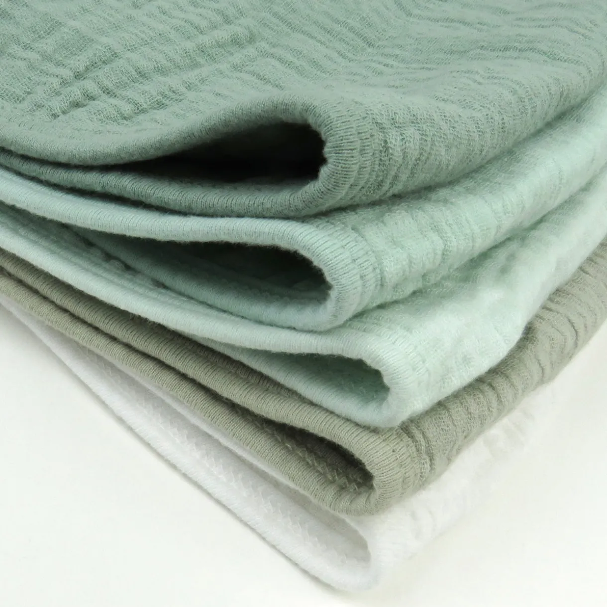 5-Pack Organic Cotton Multi-layer Woven Burp Cloths