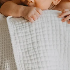 5-Pack Organic Cotton Multi-layer Woven Burp Cloths