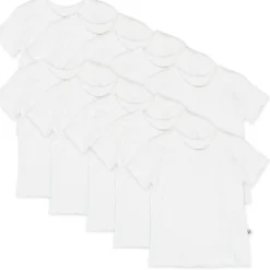10-Pack Organic Cotton Short Sleeve T-Shirts