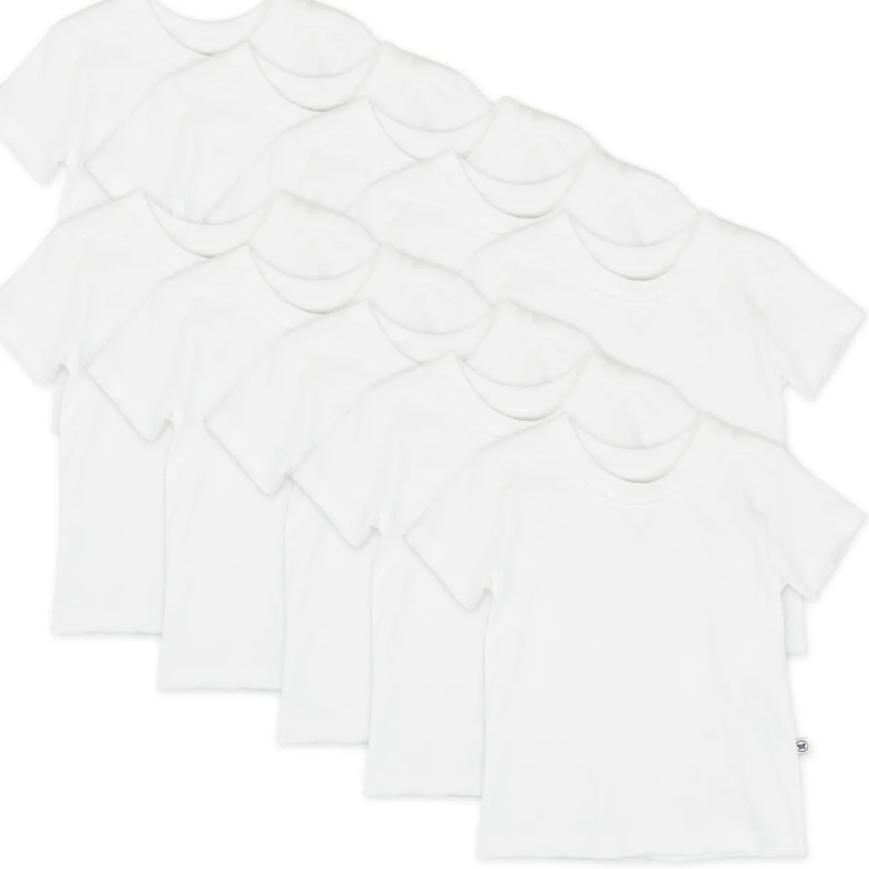 10-Pack Organic Cotton Short Sleeve T-Shirts