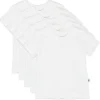 5-Pack Organic Cotton Short Sleeve T-Shirts