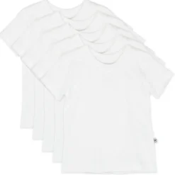 5-Pack Organic Cotton Short Sleeve T-Shirts
