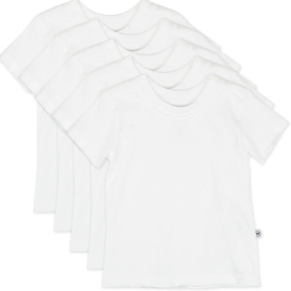5-Pack Organic Cotton Short Sleeve T-Shirts