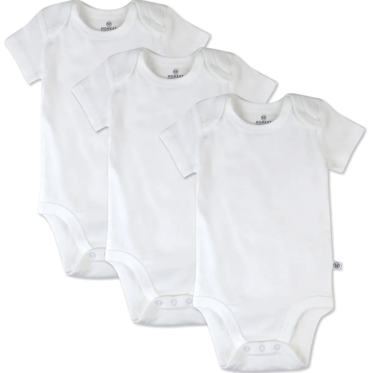 3-Pack Organic Cotton Short Sleeve Bodysuits