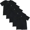 5-Pack Organic Cotton Short Sleeve T-Shirts