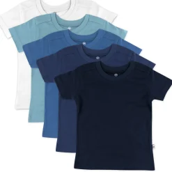 5-Pack Organic Cotton Short Sleeve T-Shirts