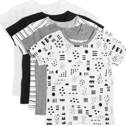 5-Pack Organic Cotton Short Sleeve T-Shirts