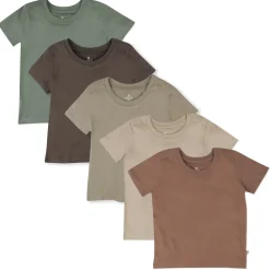5-Pack Organic Cotton Short Sleeve T-Shirts