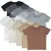 10-Pack Organic Cotton Short Sleeve T-Shirts