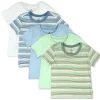 5-Pack Organic Cotton Short Sleeve T-Shirts