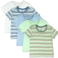 5-Pack Organic Cotton Short Sleeve T-Shirts