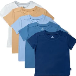 5-Pack Organic Cotton Short Sleeve T-Shirts