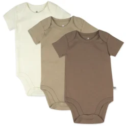 3-Pack Organic Cotton Short Sleeve Bodysuits