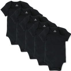 5-Pack Organic Cotton Short Sleeve Bodysuits