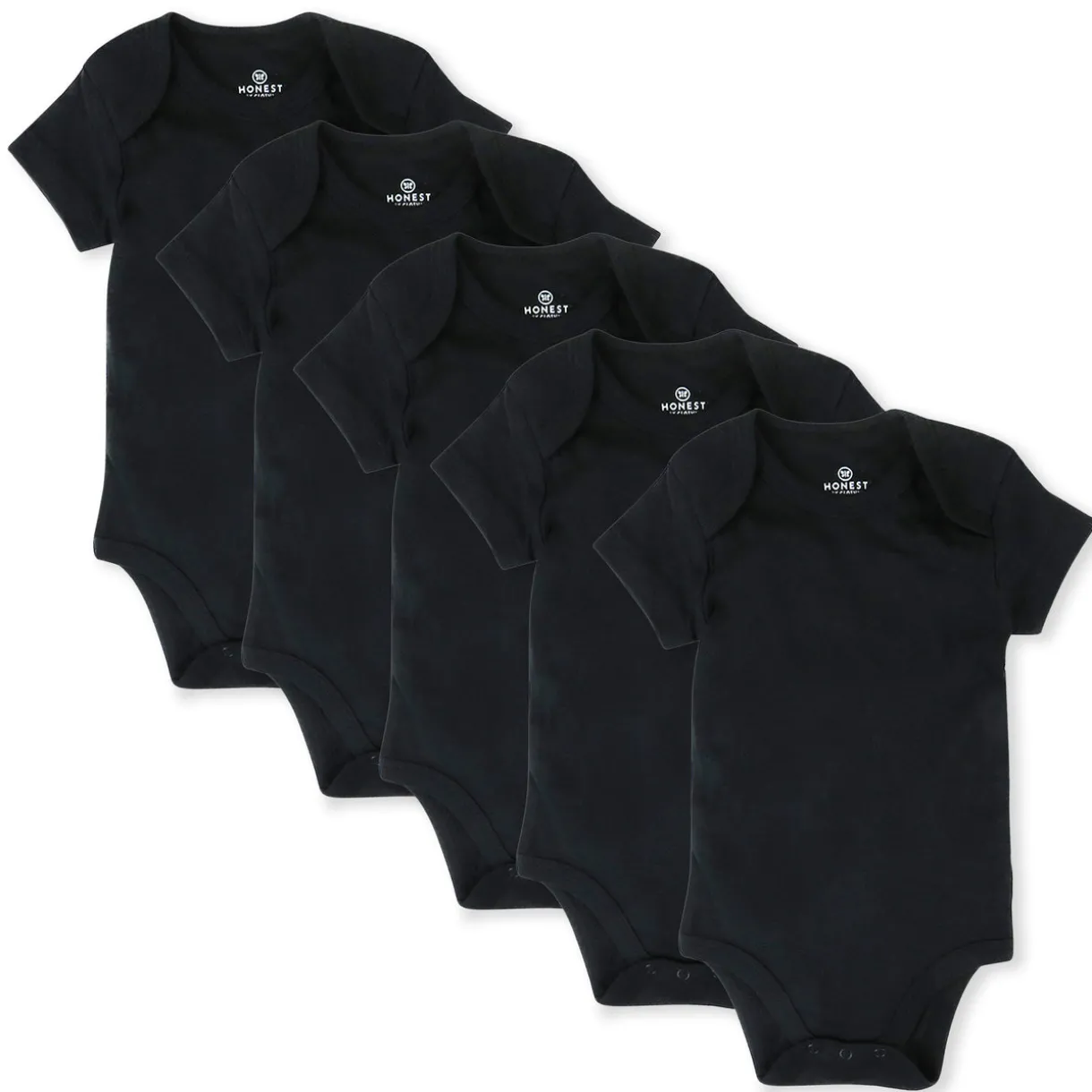 5-Pack Organic Cotton Short Sleeve Bodysuits