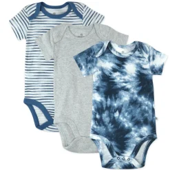 3-Pack Organic Cotton Short Sleeve Bodysuits