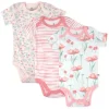 3-Pack Organic Cotton Short Sleeve Bodysuits