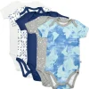 5-Pack Organic Cotton Short Sleeve Bodysuits