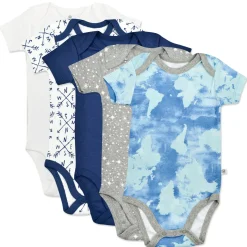 5-Pack Organic Cotton Short Sleeve Bodysuits