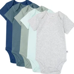 5-Pack Organic Cotton Short Sleeve Bodysuits