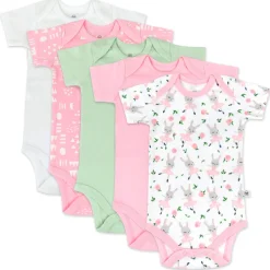 5-Pack Organic Cotton Short Sleeve Bodysuits