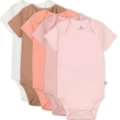5-Pack Organic Cotton Short Sleeve Bodysuits