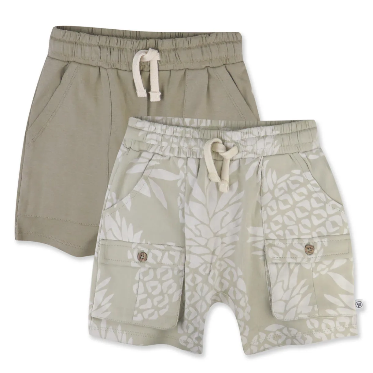 2-Pack Organic Cotton Short Set