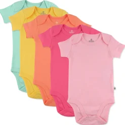5-Pack Organic Cotton Short Sleeve Bodysuits