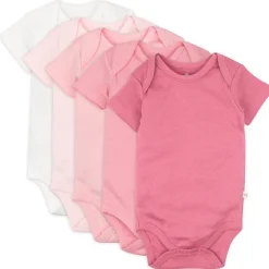 5-Pack Organic Cotton Short Sleeve Bodysuits