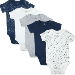 5-Pack Organic Cotton Short Sleeve Bodysuits