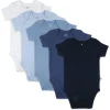 5-Pack Organic Cotton Short Sleeve Bodysuits