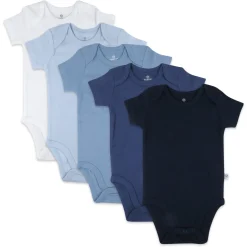 5-Pack Organic Cotton Short Sleeve Bodysuits