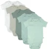5-Pack Organic Cotton Short Sleeve Bodysuits