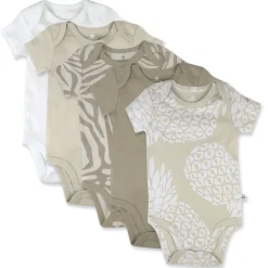 5-Pack Organic Cotton Short Sleeve Bodysuits