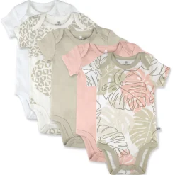 5-Pack Organic Cotton Short Sleeve Bodysuits