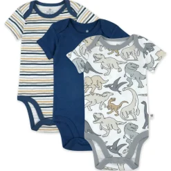 3-Pack Organic Cotton Short Sleeve Bodysuits