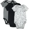 3-Pack Organic Cotton Short Sleeve Bodysuits
