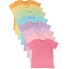 8-Pack Organic Cotton Short Sleeve T-Shirts