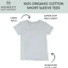 8-Pack Organic Cotton Short Sleeve T-Shirts